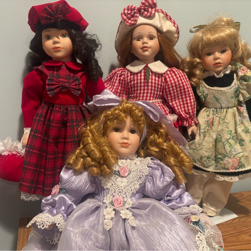 Porcelain dolls to grow a young mind’s imagination.
